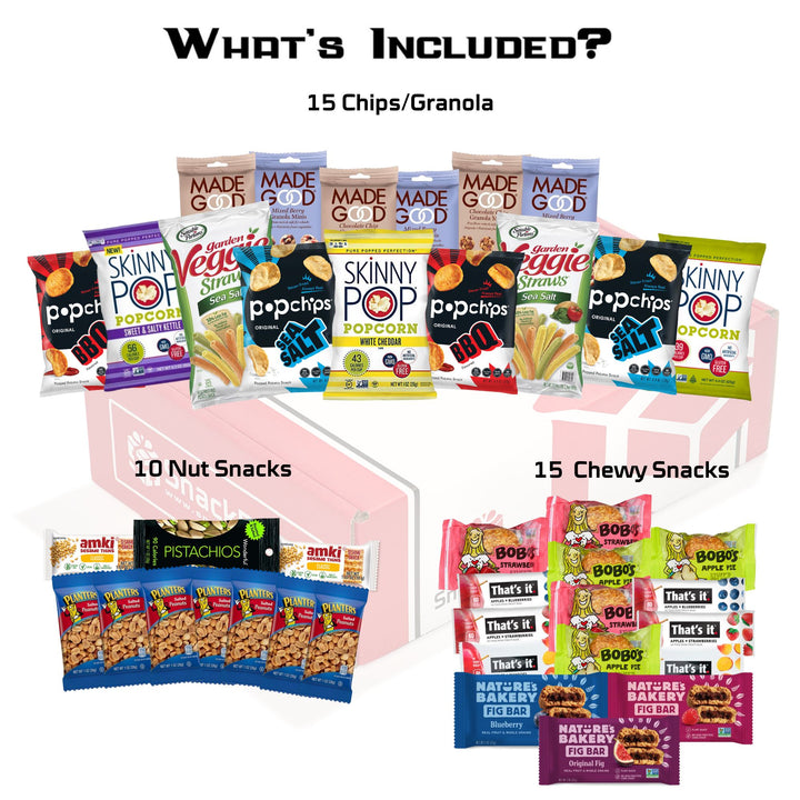 (NEW) *VEGAN* Snack Assortment Care Package (40 Snacks)