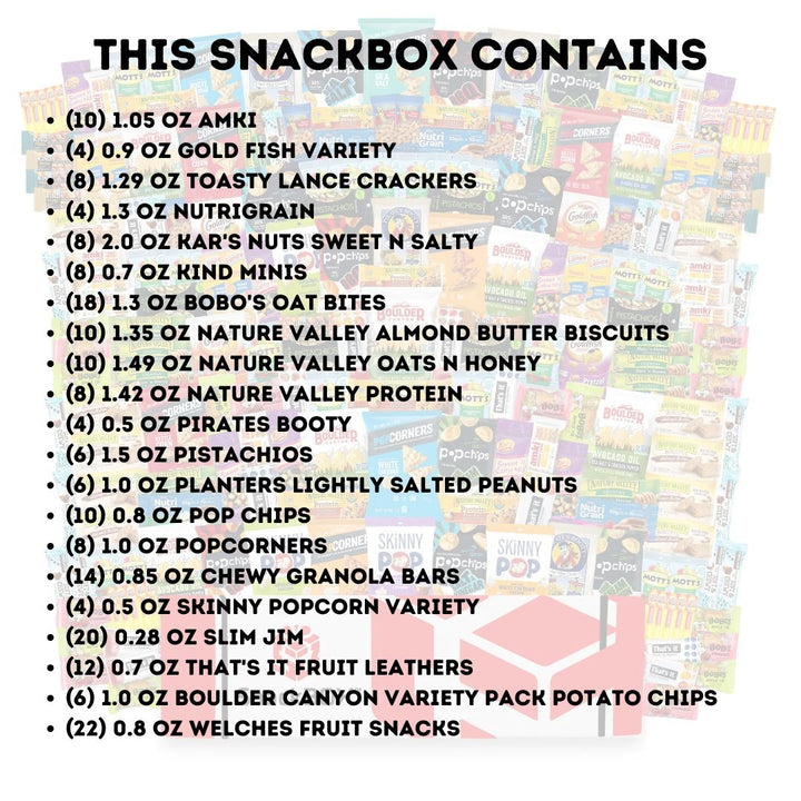 HEALTHY Office Variety Catering Care Package (200 Snacks) | By SnackBOX