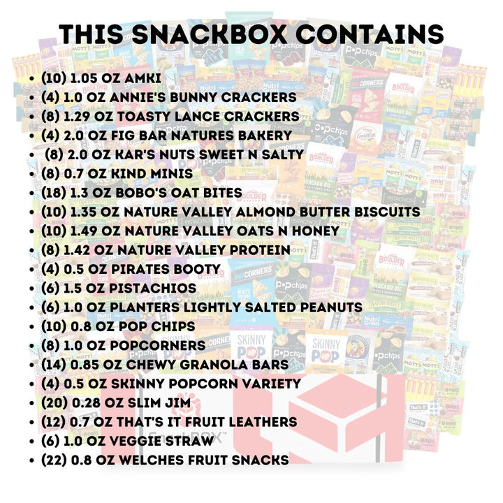 HEALTHY Office Variety Catering Care Package (200 Snacks) | By SnackBOX