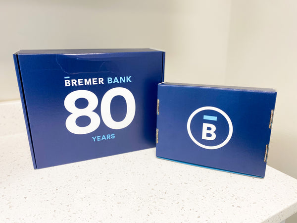 White-labeled corporate gift box with custom packaging by SnackBOX