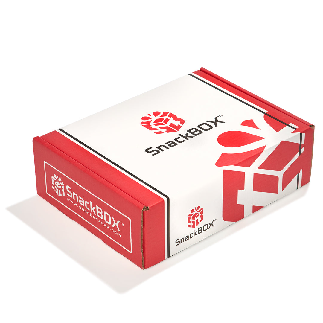 Closed view of snackbox 
