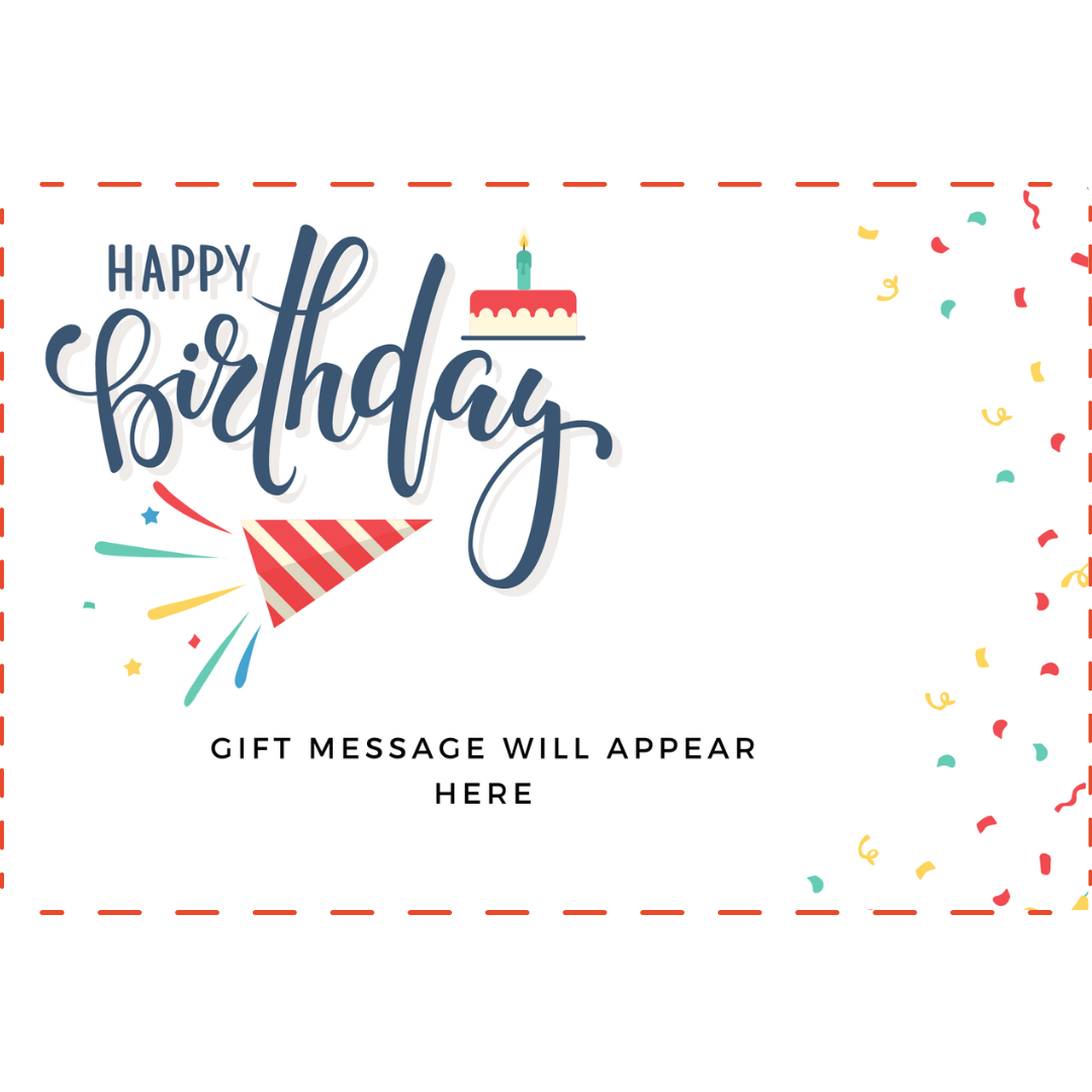 ADD ON ITEM | HAPPY BIRTHDAY CARD-SnackBOX