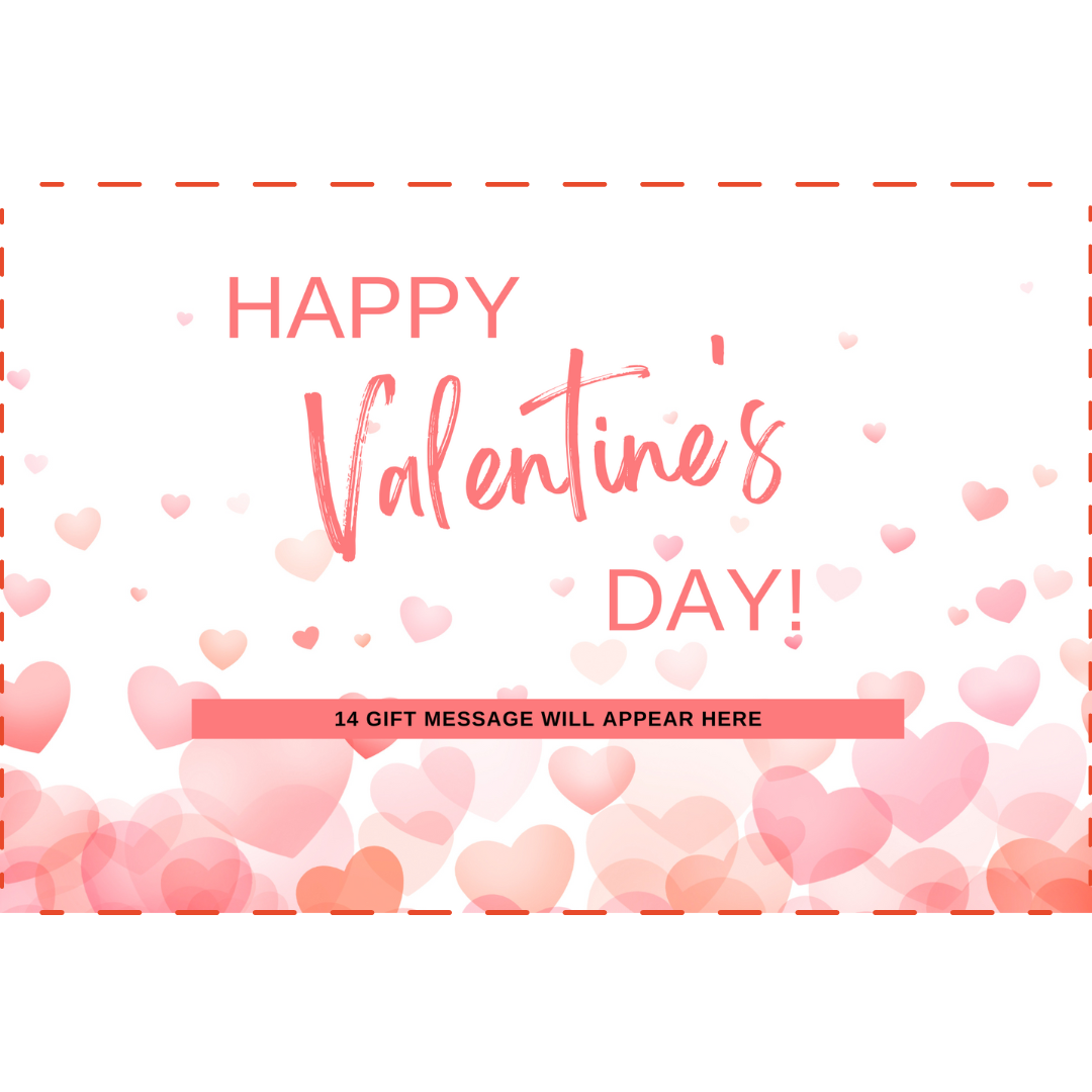 ADD ON ITEM | HAPPY VALENTINES DAY CARD-SnackBOX