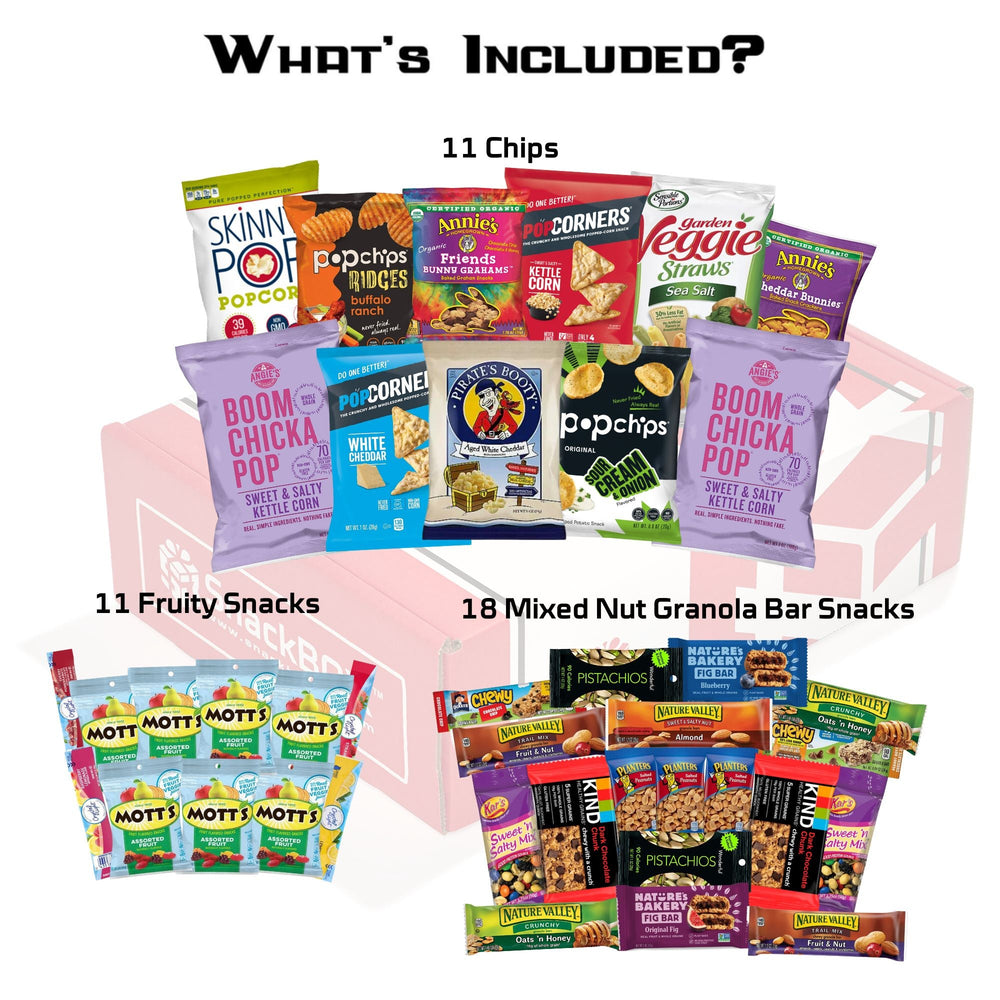 McLead SENDOSO | Healthy Snacks Assortment Care Package (40 Count) | McLead SENDOSO-SnackBOX