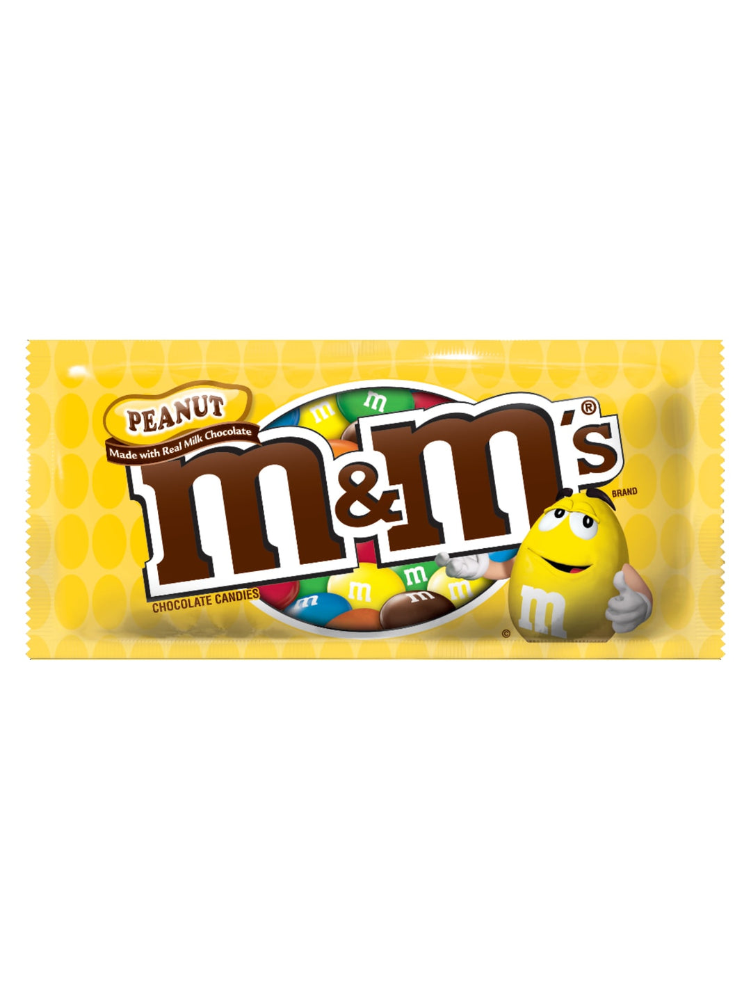 m&ms peanut bag