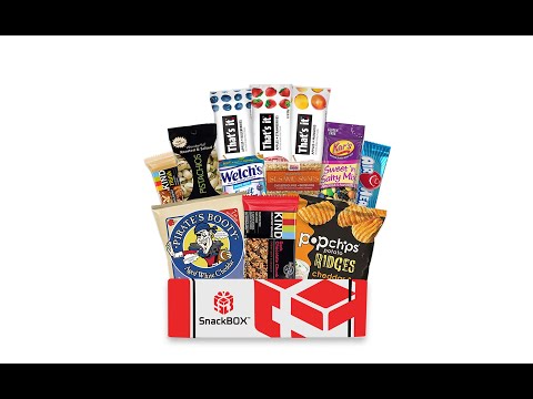 Gluten Free Sweet and Salty SnackBOX Care Package (12 COUNT)